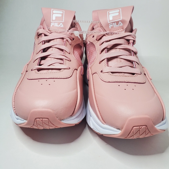 FILA AMORE LOW TRAINERS RUNNING SPORT SNEAKERS WOMEN SHOES PINK/WHITE SIZE 10 - Picture 9 of 13